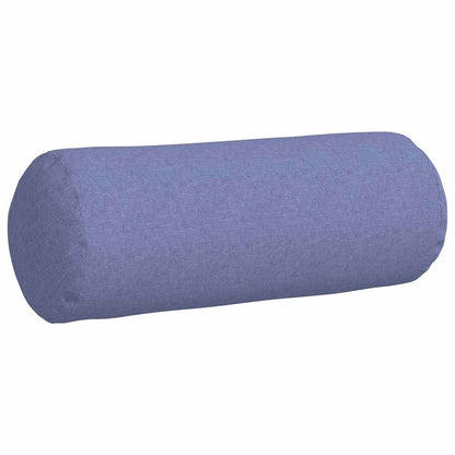 Cuscini a rullo 2 pcs Blu jeans Ã˜ 25 x 70 cm Tessuto