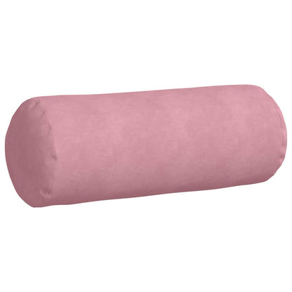 Cuscini a rullo 2 pcs Rosa Ã˜ 25 x 70 cm Tessuto in Cords