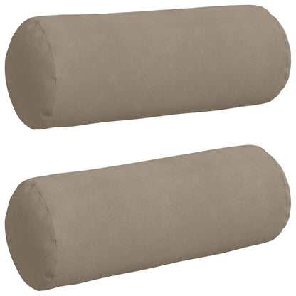 Cuscini a rullo 2 pcs Talpa Ã˜ 25 x 70 cm Tessuto in Microfibra