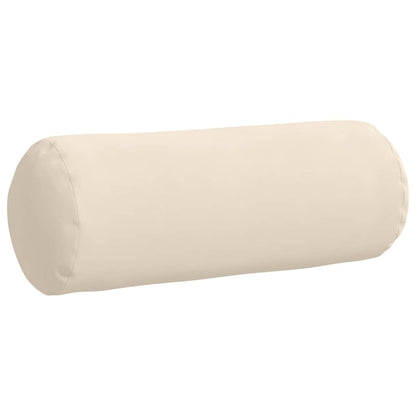 Cuscini a rullo 2 pcs Beige Ã˜ 25 x 70 cm Tessuto in Microfibra