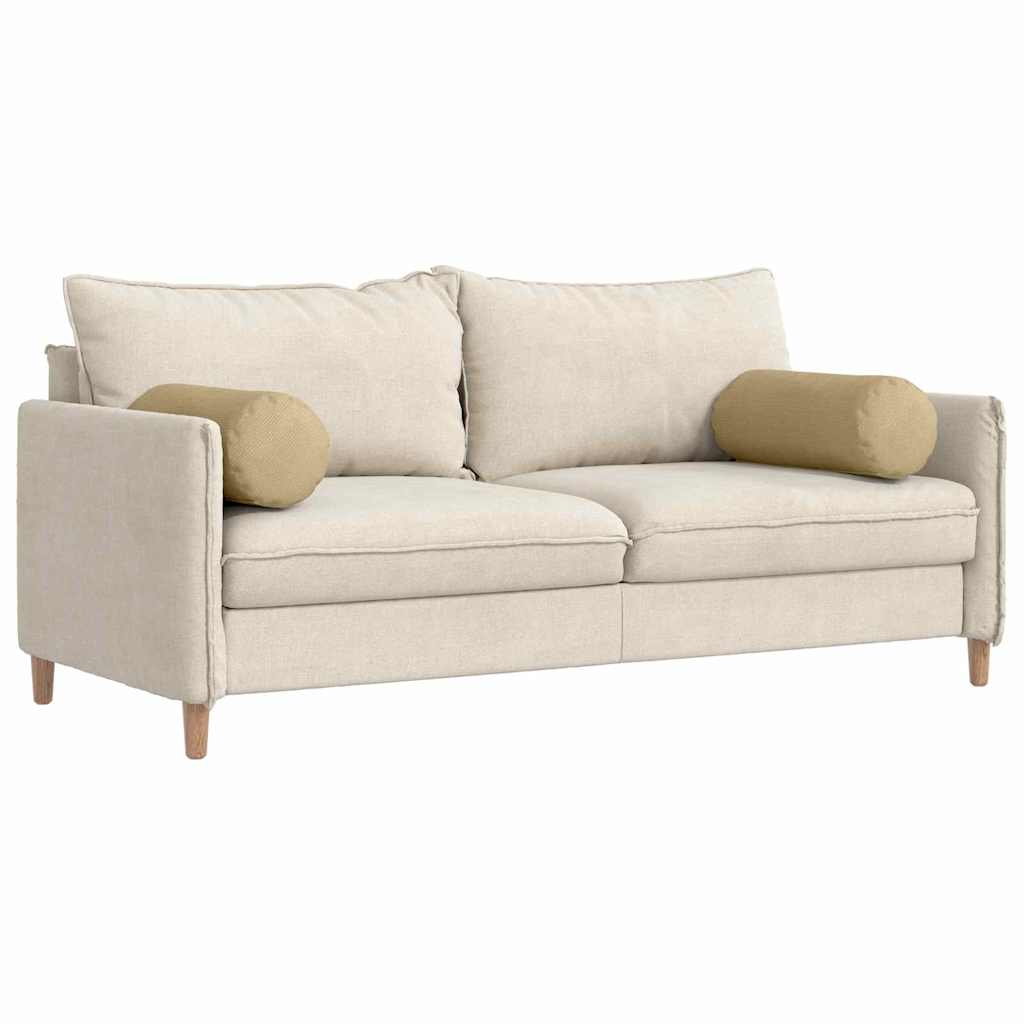 Cuscini a rullo 2 pcs Grigio Verde Ã˜ 25 x 70 cm