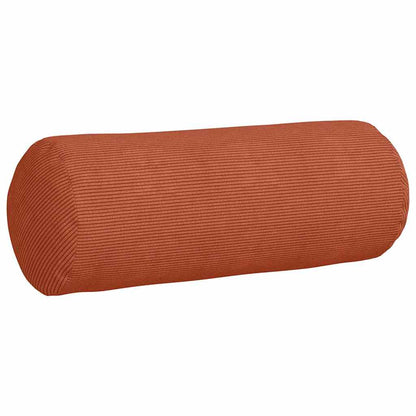 Cuscini a rullo 2 pcs Rosso Arancio Ã˜ 25 x 70 cm