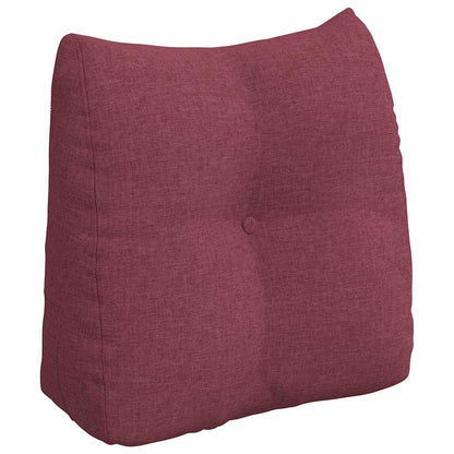 Cuscino per Schiena Rosso Vino 45 x 24 x 50 cm Tessuto