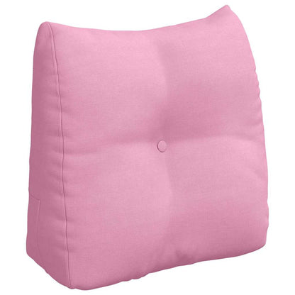 Cuscino per Schiena Rosa 45 x 24 x 50 cm Tessuto