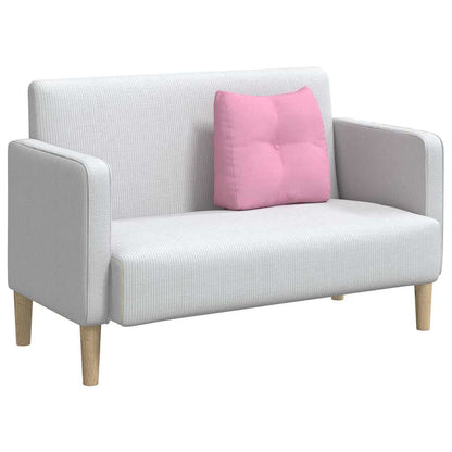 Cuscino per Schiena Rosa 45 x 24 x 50 cm Tessuto