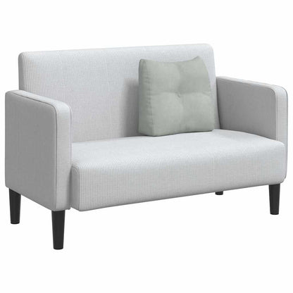 Cuscino per Schiena Grigio chiaro 45 x 24 x 50 cm Velluto