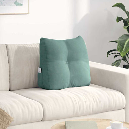 Cuscino per Schiena Verde Mare 45 x 24 x 50 cm Velluto