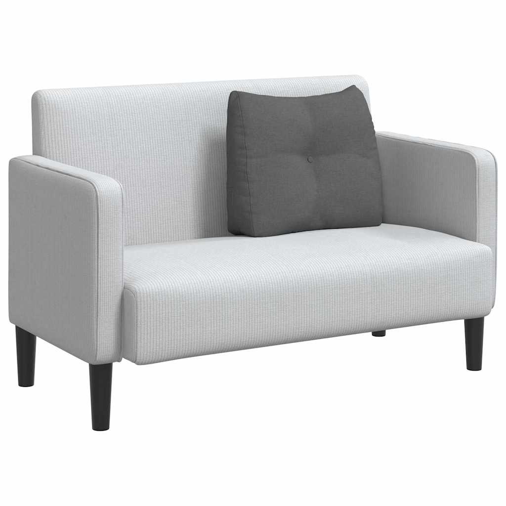 Cuscino per Schiena Grigio scuro 60 x 24 x 50 cm Tessuto