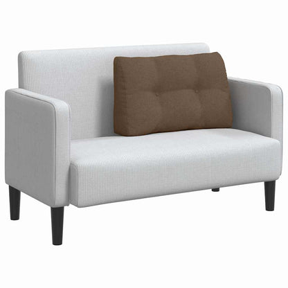 Cuscino per Schiena Marrone 80 x 24 x 50 cm Tessuto