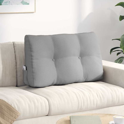 Cuscino per Schiena Grigio Nuvola 80 x 24 x 50 cm Tessuto