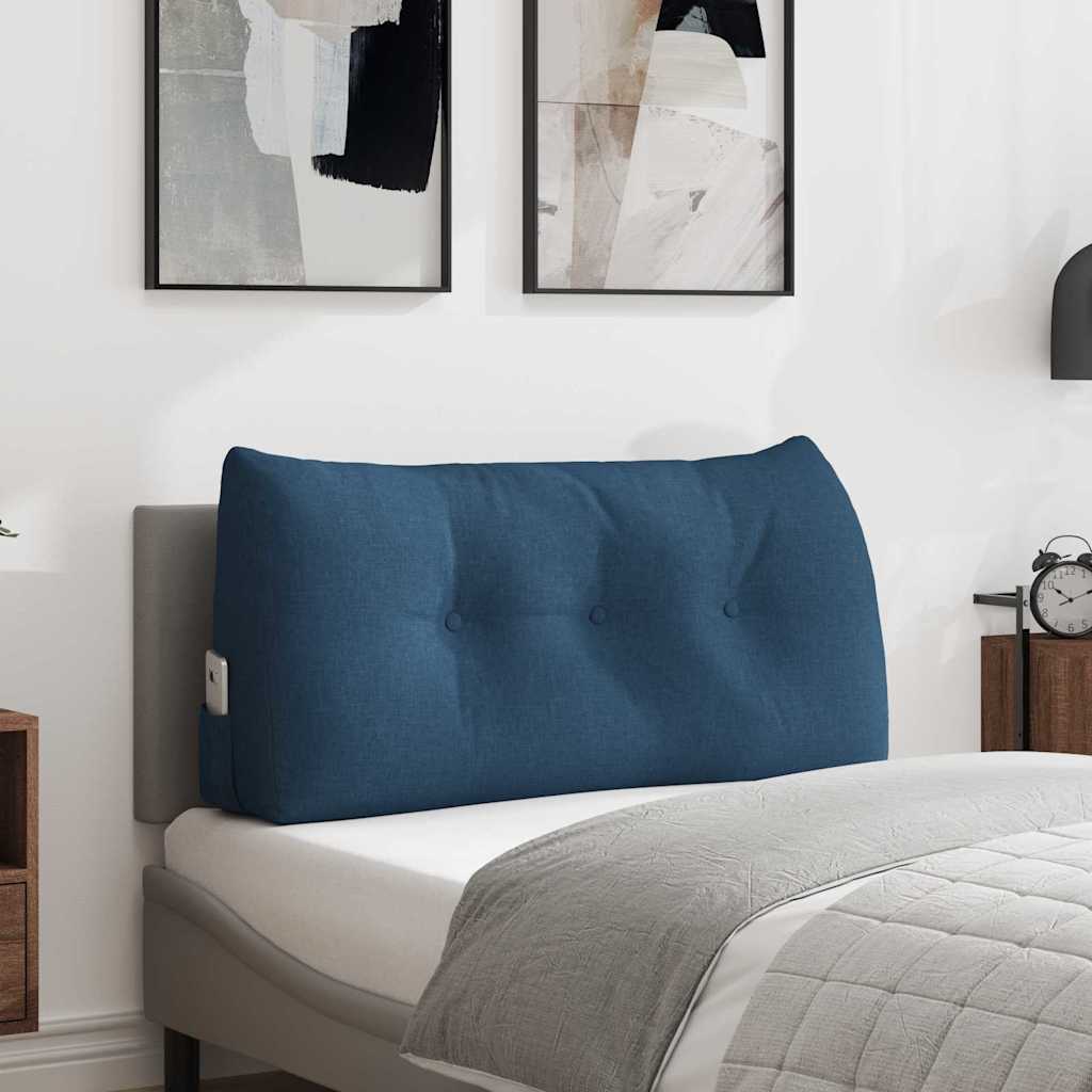 Cuscino per Schiena Blu 100 x 24 x 50 cm Tessuto