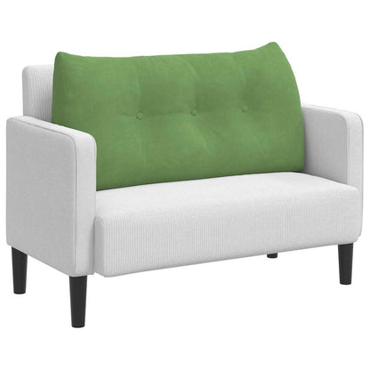 Cuscino per Schiena Verde chiaro 100 x 24 x 50 cm Velluto
