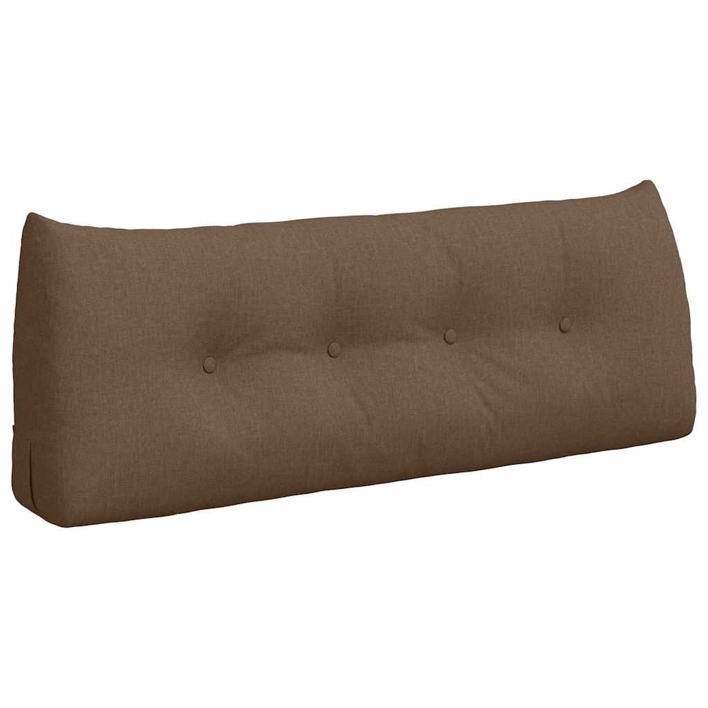 Cuscino per Schiena Marrone 120 x 24 x 50 cm Tessuto