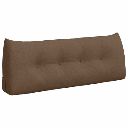 Cuscino per Schiena Marrone 120 x 24 x 50 cm Tessuto