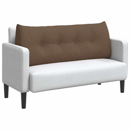 Cuscino per Schiena Marrone 120 x 24 x 50 cm Tessuto