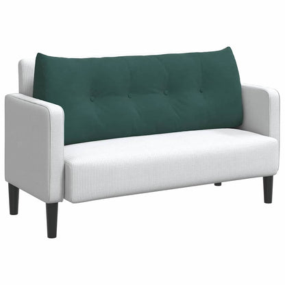 Cuscino per Schiena Verde Scuro 120 x 24 x 50 cm Velluto