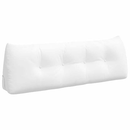 Cuscino per Schiena Bianco 140 x 24 x 50 cm Tessuto