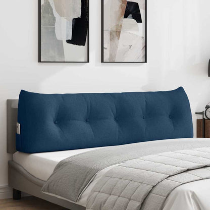 Cuscino per Schiena Blu 160 x 24 x 50 cm Tessuto