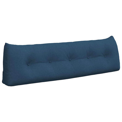 Cuscino per Schiena Blu 160 x 24 x 50 cm Tessuto