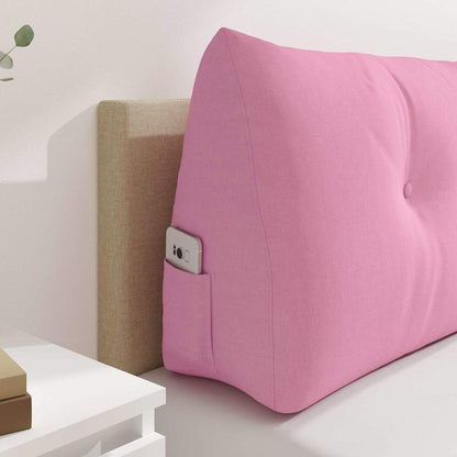 Cuscino per Schiena Rosa 160 x 24 x 50 cm Tessuto