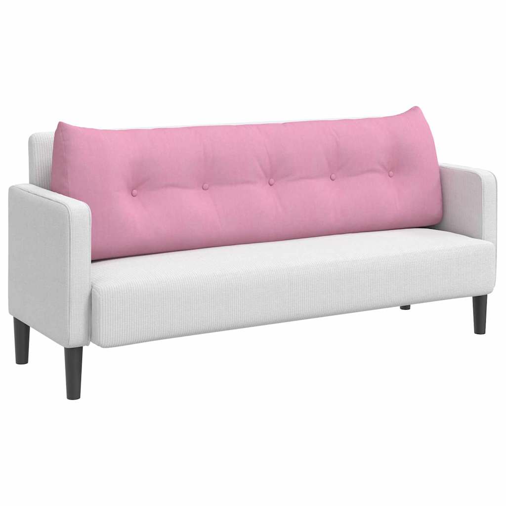 Cuscino per Schiena Rosa 160 x 24 x 50 cm Tessuto