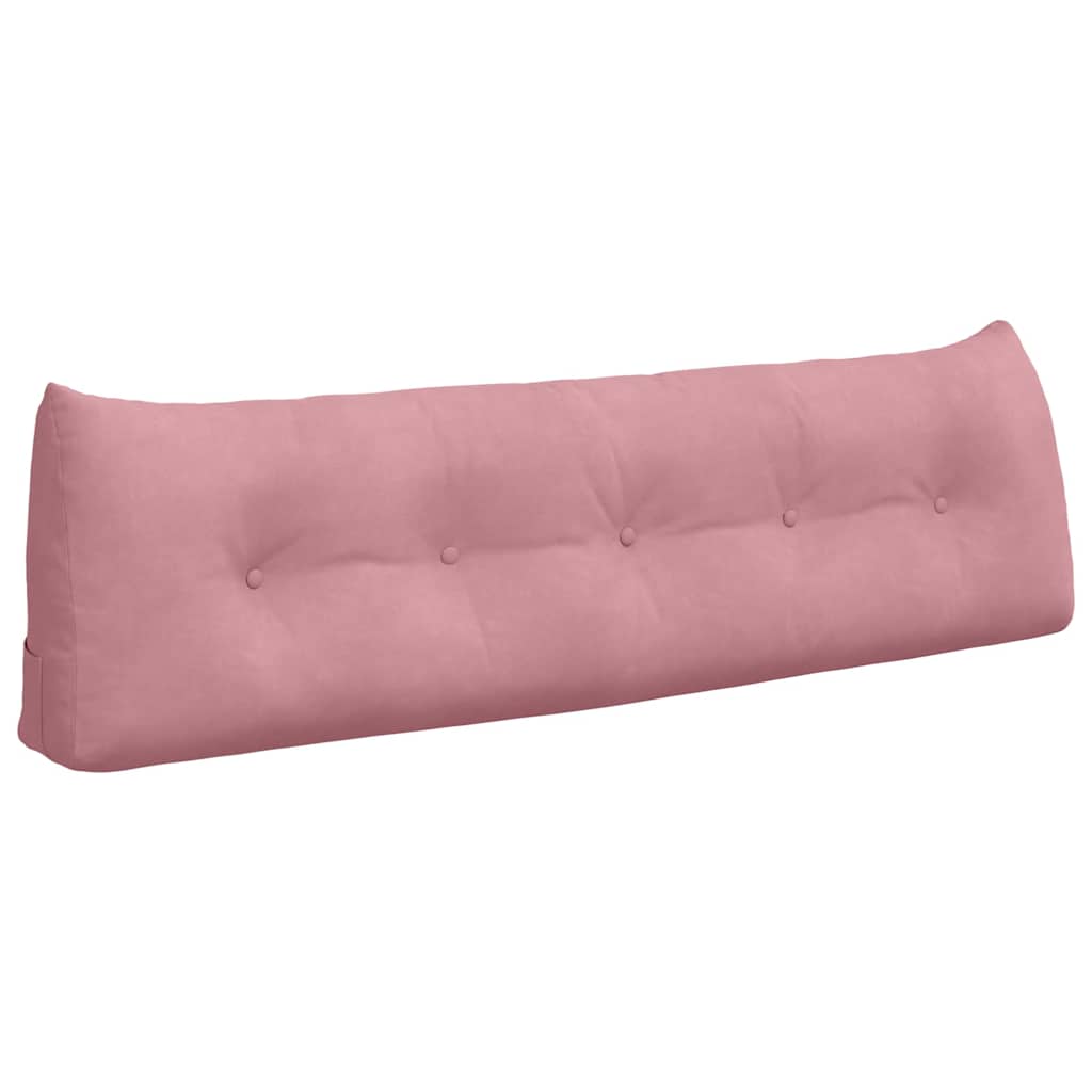 Cuscino per Schiena Rosa 160 x 24 x 50 cm Velluto