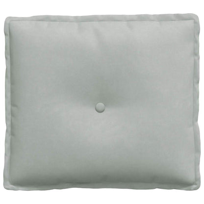 Cuscino per Schiena Grigio chiaro 50 x 45 cm Tessuto in Cords