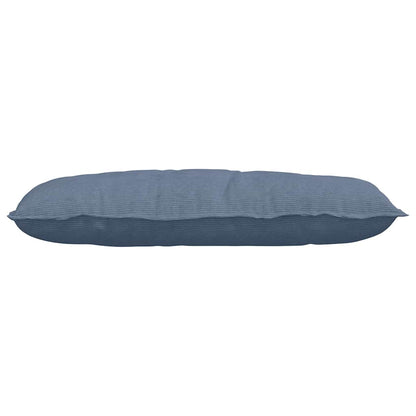 Cuscino per Schiena Blu 100 x 50 cm Tessuto in Cords
