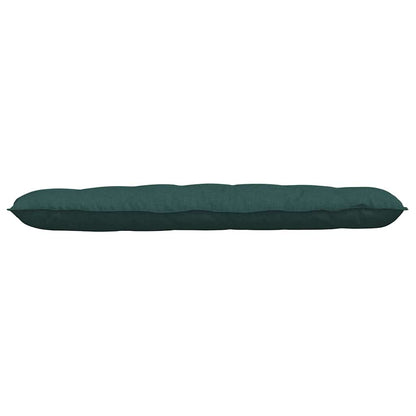 Cuscino per Schiena Verde Scuro 160 x 19 x 50 cm Tessuto