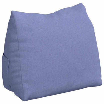 Cuscino per Schiena Blu jeans 60 x 20 x 50 cm Tessuto