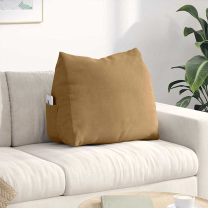 Cuscino per Schiena Marrone 60 x 20 x 50 cm Tessuto in Cords