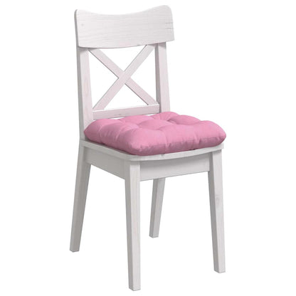 Cuscini per Seduta 4 pcs Rosa 40 x 40 x 12 cm Tessuto