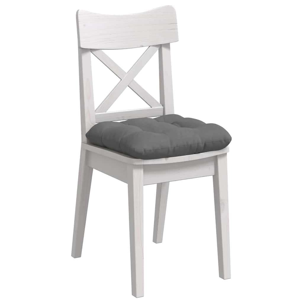 Cuscini per Seduta 4 pcs Grigio scuro 40 x 40 cm