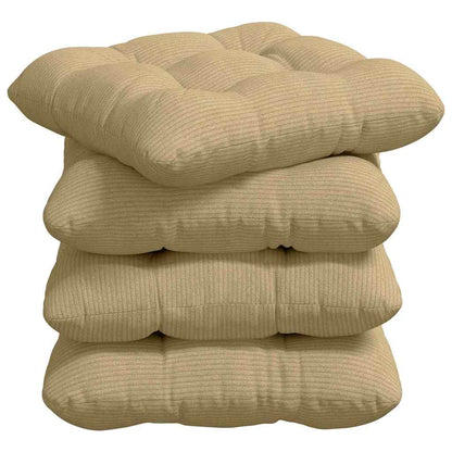 Cuscini per Seduta 4 pcs Grigio Verde 40 x 40 cm
