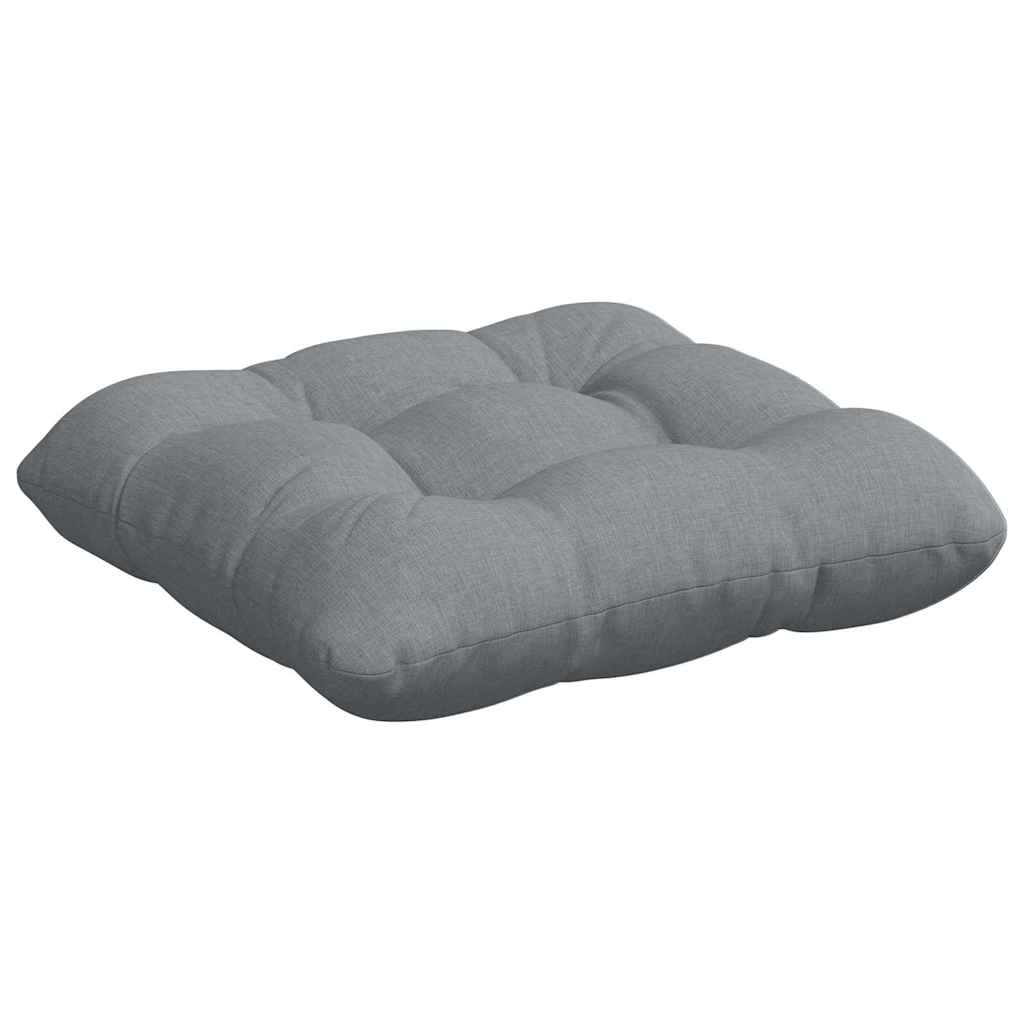 Cuscini per Seduta 4 pcs Grigio chiaro 45 x 45 x 12 cm Tessuto