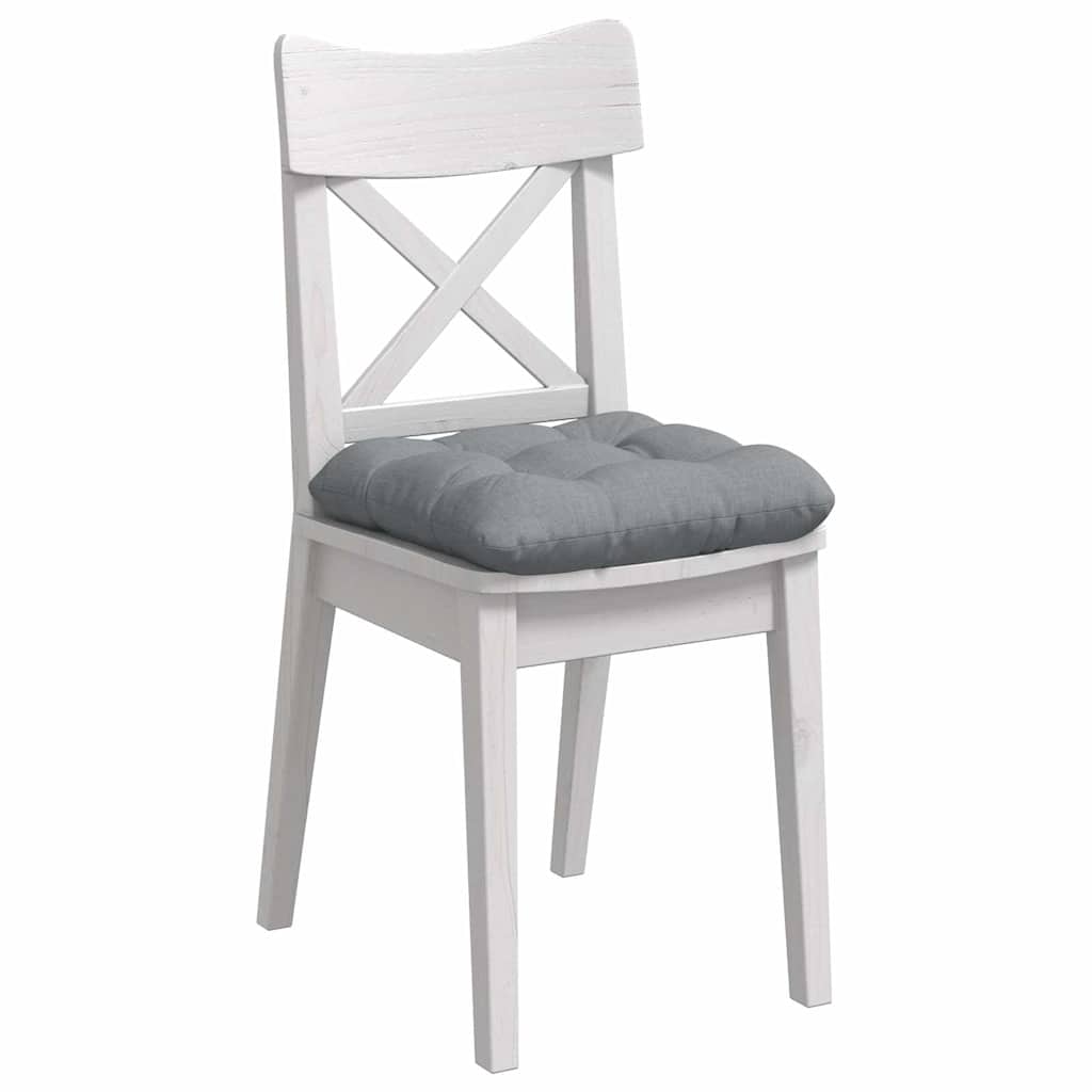 Cuscini per Seduta 4 pcs Grigio chiaro 45 x 45 x 12 cm Tessuto