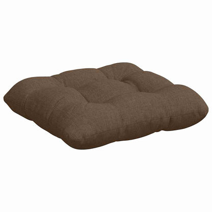 Cuscini per Seduta 4 pcs Marrone 45 x 45 x 12 cm Tessuto