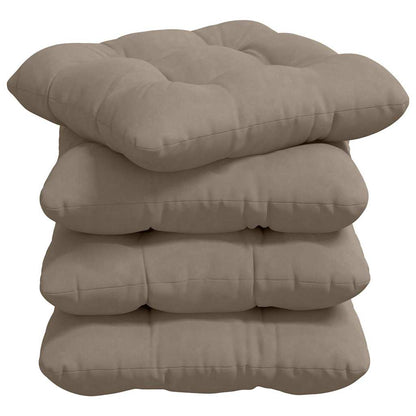 Cuscini per Seduta 4 pcs Talpa 45 x 45 cm Tessuto in Microfibra