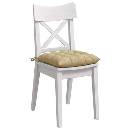 Cuscini per Seduta 4 pcs Grigio Verde 40 x 40 x 6 cm