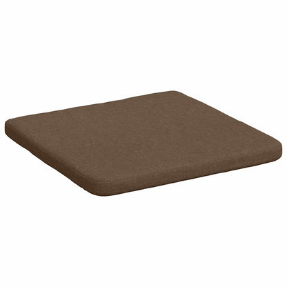 Cuscini per Seduta 4 pcs Marrone 40 x 40 x 3 cm Tessuto