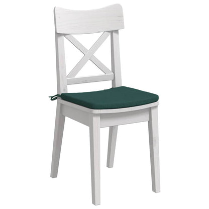 Cuscini per Seduta 4 pcs Verde Scuro 40 x 40 x 3 cm Tessuto