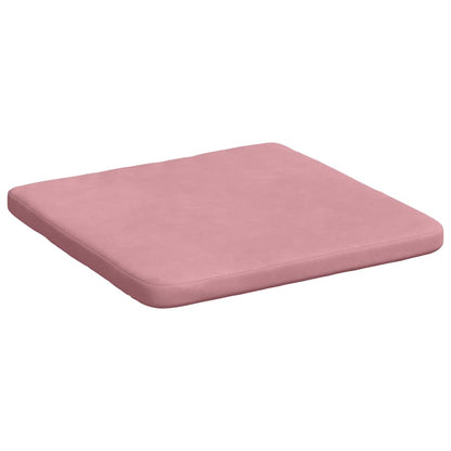 Cuscini per Seduta 4 pcs Rosa 40 x 40 x 3 cm Velluto
