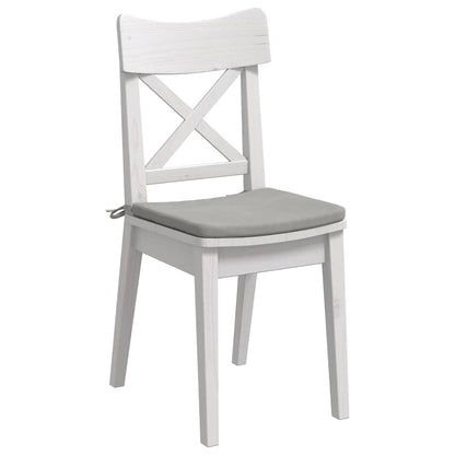 Cuscini per Seduta 4 pcs Grigio chiaro 40 x 40 x 3 cm