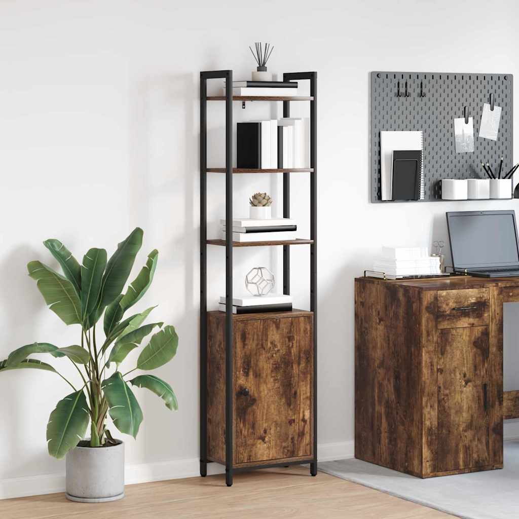 Armadio per Libri Rovere fumÃ© 40 x 24 x 161 cm