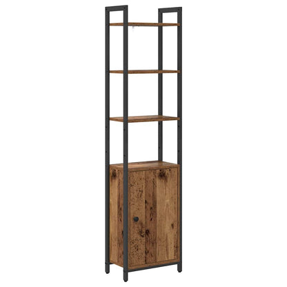 Armadio per Libri Legno vecchio 40 x 24 x 161 cm