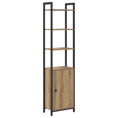 Armadio per Libri Rovere artigianale 40 x 24 x 161 cm
