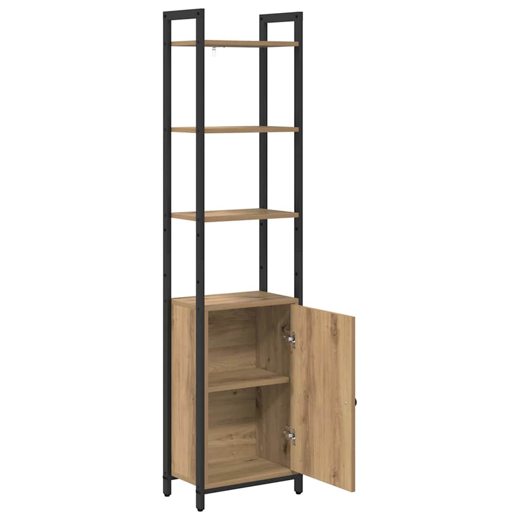 Armadio per Libri Rovere artigianale 40 x 24 x 161 cm