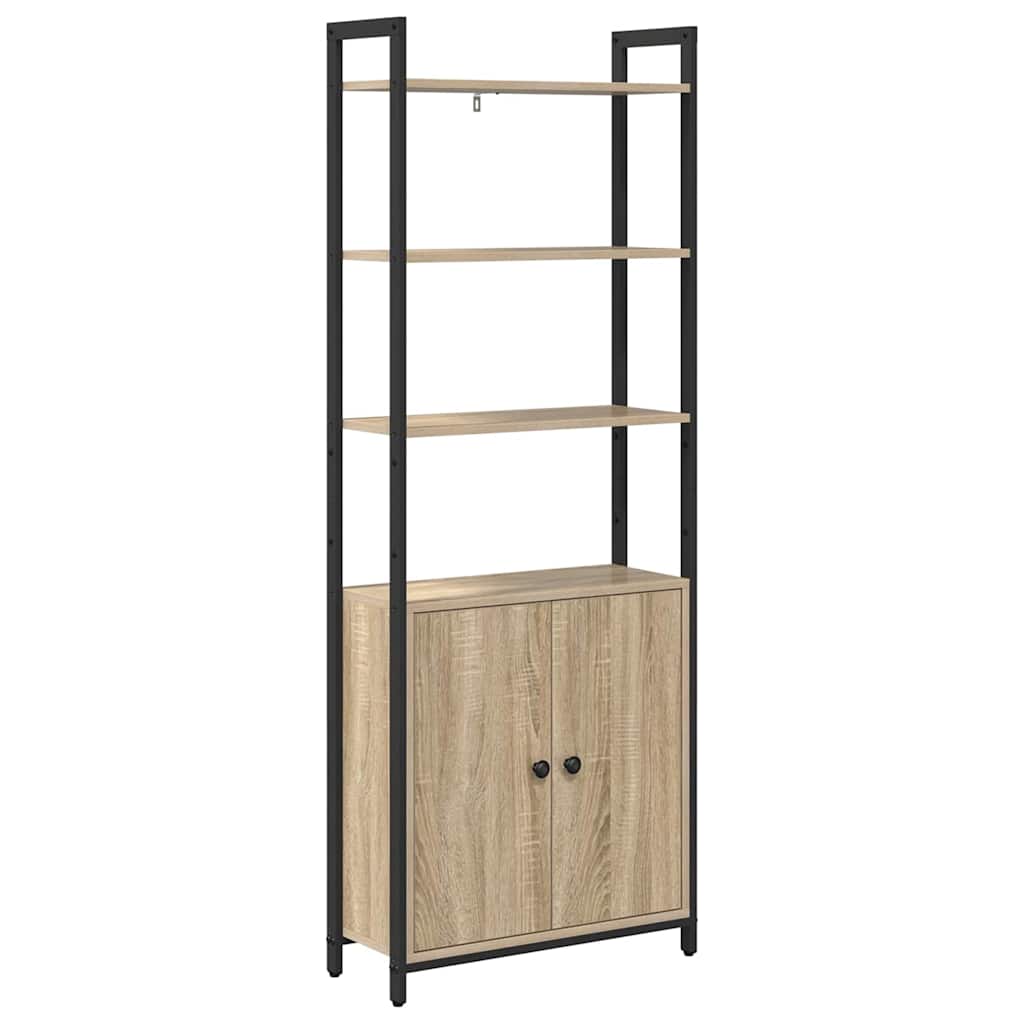 Armadio per Libri Rovere Sonoma 60 x 24 x 161 cm
