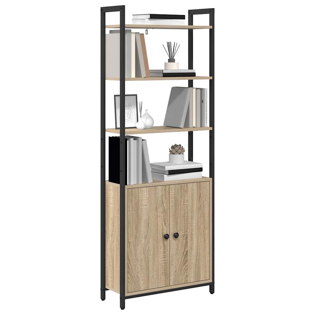 Armadio per Libri Rovere Sonoma 60 x 24 x 161 cm