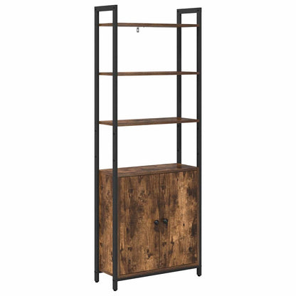 Armadio per Libri Rovere fumÃ© 60 x 24 x 161 cm